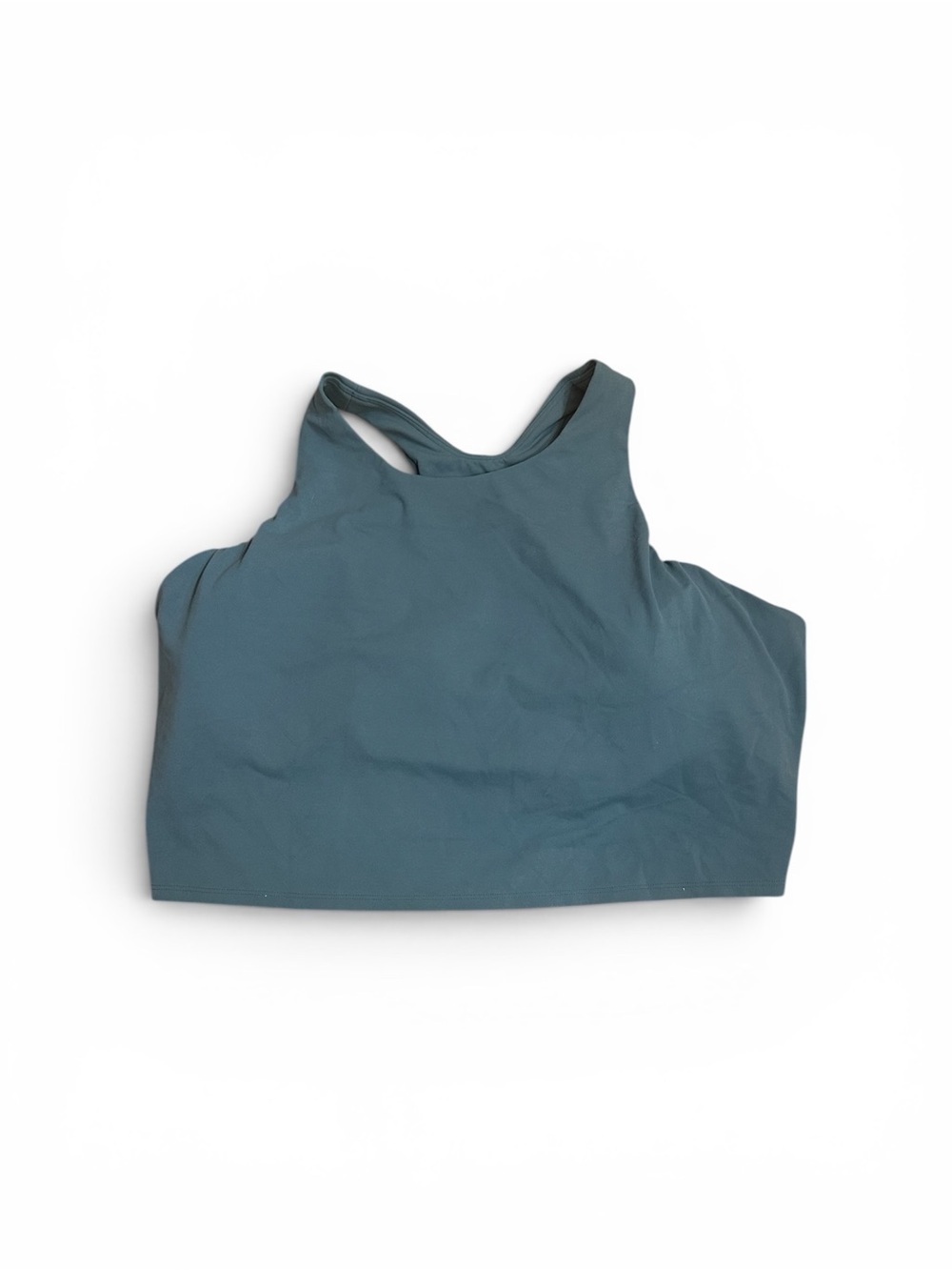 Athleta Teal High-Neck Racerback Sports Bra